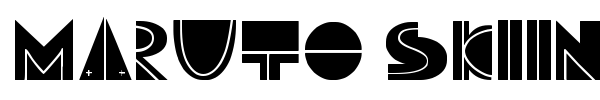 Maruto Skiing font preview